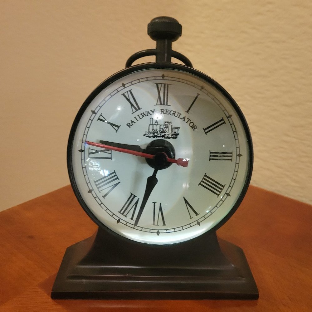 Pottery Barn Railway Regulator Clock